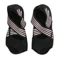 thumbnail image 2 of Calcetines De Yoga Sin Dedos, Calcetines De Pilates Sin Dedos, Correa 1 Par De Silicona Antideslizante Ligera Para Entrenamiento, 2 of 7