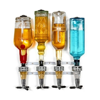 6 Shot Plastic Party Drink Dispenser Set Liquid Beverage Liquor