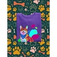 thumbnail image 3 of Colorful Corgi Bandana Portrait Sweatshirt Men -Image by Shutterstock, Male XX-Large, 3 of 4