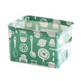 thumbnail image 2 of GUOOL Cartoon Cotton Desktop Storage Box Sundries Storage Organizer Green, 2 of 9