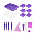 thumbnail image 3 of Kits de Bandejas para Pinturas de Diamantes 5D Sunnimix Color Morado, 3 of 7
