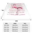 thumbnail image 3 of Cauagu Flamingo Pattern Flannel Bed Blankets,Fleece Blanket Comfortable Air Conditioning Blanket for Sofa Bed Travel Couch & Living Room -50"x40", 3 of 8