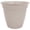 Cottage Stone, variant on The HC Companies 6 Inch Eclipse Round Planter with Saucer - Indoor Outdoor Plant Pot for Flowers, Vegetables, and Herbs, Black