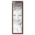 thumbnail image 2 of ArtToFrames 10" x 33" Maple Wood Picture Frame, 10x33 inch Red Wood Poster Frame (WOM-4962), 2 of 7