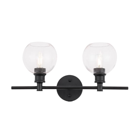 Elegant Lighting Ld2314 Collier 2 Light 19" Wide Bathroom Vanity Light