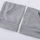 thumbnail image 5 of ICHUANYI Clearance Women Casual Long Sleeve Thin Zip Contrast Hood Patchwork Hoodies Jacket Coat(Gray, XL) ICHUANYI WER2023081202485, 5 of 6