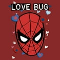 thumbnail image 2 of Women's Marvel Spider-Man Candy Heart Love Bug  Graphic Tee Red Large, 2 of 4