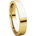 thumbnail image 6 of 4mm Flat Comfort Fit Band in 18k Yellow Gold - Size 5.5, 6 of 9