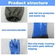 thumbnail image 3 of Guantes Haiou de PVC resistentes a productos químicos, impermeables, 64 cm, azules, 3 of 6