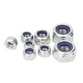 thumbnail image 3 of 20 PCS 316 Stainless Steel Nylon Lock Up Hexagonal Nut,Internal thread M4, thickness: 5mm, border distance: 7mm., 3 of 5
