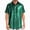A83-Green, variant on Mens Short Sleeve Button Down Shirts Waffle Shirt Casual Beach Summer Shirts Wrinkle Free Vacation Shirts(Silver,XXXL)
