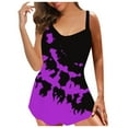 thumbnail image 1 of Womens Tankini Bathing Suit for Women Two Piece Bathing Suits Plus Size Swimsuit Swimsuits Tummy Control Swimwear, 1 of 9