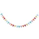 thumbnail image 1 of KAKOWELY Banderines de lino de 6 m, guirnalda de banderines de colores, 24 banderines triangulares, decoración para bodas, cumpleaños, baby shower, graduación, aniversarios., 1 of 4