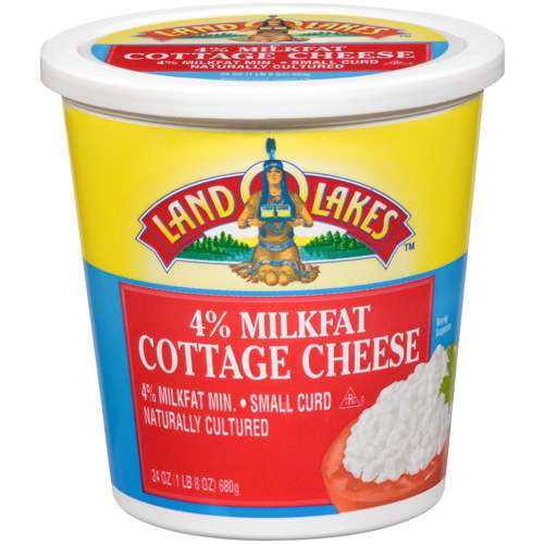 Land O Lakes 4 Milk Fat Small Curd Cottage Cheese 24 Oz