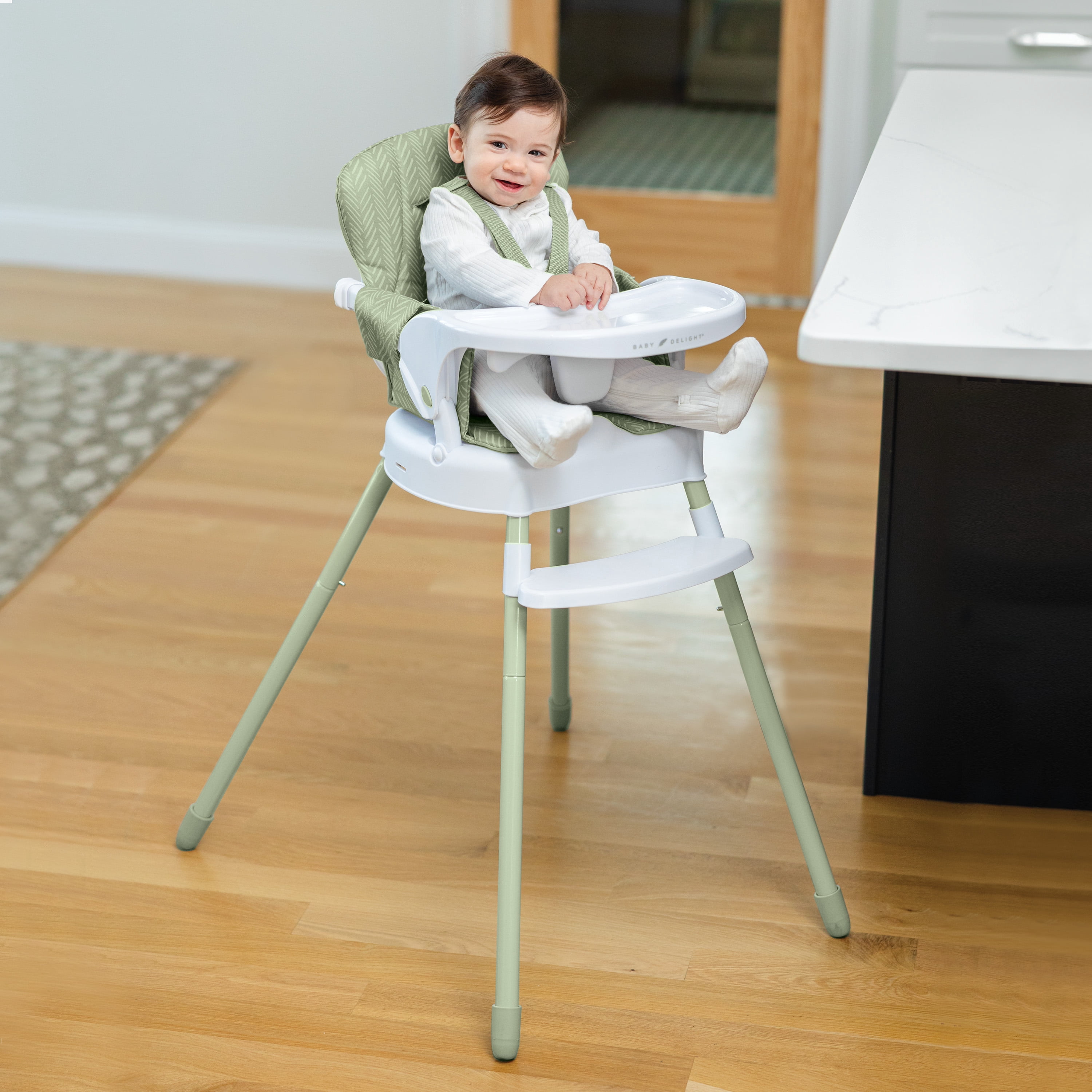 Baby Delight Ascent 3-in-1 Highchair, Green