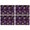 Neon Halloween Pumpkin, variant on Occult Halloween Pattern Summer Placemats Table Placemats Set Of 4-Linen Kitchen Washable Placemats Table Mats 11.8"x17.7" Non-Slip Heat Resistant