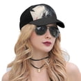 thumbnail image 5 of Naloa Red Black Ink Style Bald Eagle Adult adjustable Print Baseball Hat, Patchwork curved brim baseball capfor Men and Women, One Size, 5 of 5