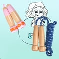 thumbnail image 2 of 8.9ft Kids Jump Rope Adjustable Ergonomic Wood Handle Skipping Rope Jumping Rope, 2 of 4