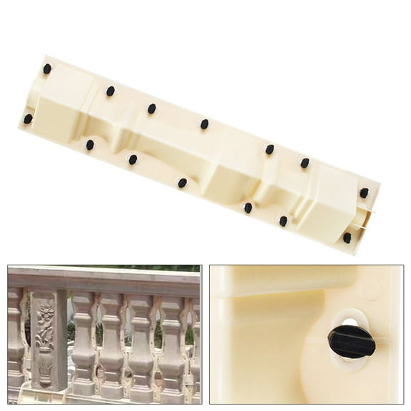 Gdrasuya10 Cement Roman Balustrades Molds 27.6" Concrete Roman Molds Plastic Cas Used To Build Gardens, Terraces, Parks, Sidewalks, Paths