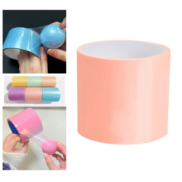Cinta de bola adhesiva divertida Macarena Cinta adhesiva de Color 6cm rosa