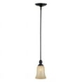thumbnail image 2 of -1-Light Mini Pendant In Transitional Style   Oil Rubbed Bronze Finish With Wilshire Glass Maxim Lighting 91305Wsoi, 2 of 2