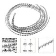 thumbnail image 3 of 6pcs Decorative Nail Strips Furniture Nailhead Trims Upholstery Sofa Tacks 1M, 3 of 5