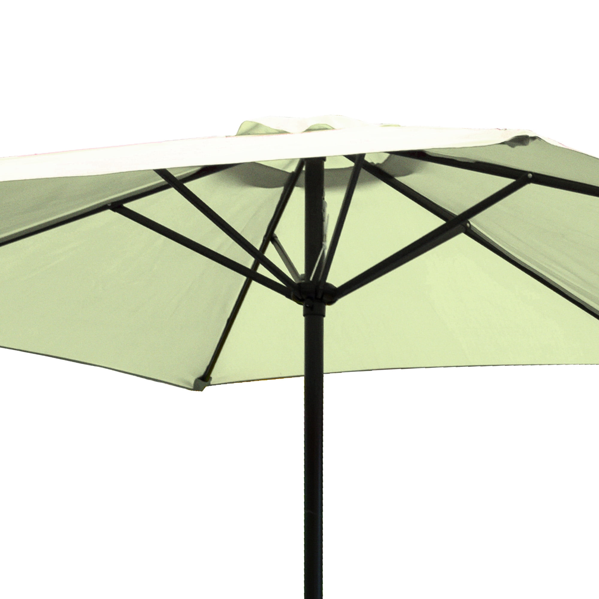 Open Box Four Seasons Courtyard 9' Polyester Patio Umbrella, Green