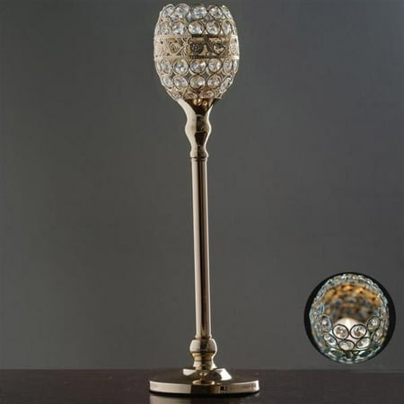 Table Chandeliers Centerpieces Efavormart Gold 2PCS Crystal Candle Holder Goblet Votive Wedding Chandelier Dining Room Coffee Table Decorative Centerpiece ()