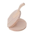 thumbnail image 2 of simhoa Dumpling Press Tool Homemade Wood Tortilla Press for Cooking Pastry Pancakes Round, 2 of 8