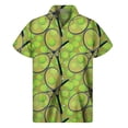 thumbnail image 4 of Camisas hawaianas con estampado 3D creativo de pelotas de tenis para hombre, camisetas de manga corta a la moda de verano, camisas de playa, blusas con solapa, 4 of 5