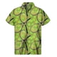 thumbnail image 3 of Camisas hawaianas con estampado 3D creativo de pelotas de tenis para hombre, camisetas de manga corta a la moda de verano, camisas de playa, blusas con solapa, 3 of 4