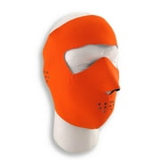 Hunting Snowmobile Skiing ATV Motorcycle Blaze Orange Full Face Mask Neoprene