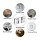 thumbnail image 3 of 20 Pzs Soporte De Montaje Empotrado Para Colgar Mueble plata, 3 of 4