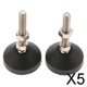 thumbnail image 1 of Pies niveladores niveladores de muebles ajustables de acero al carbono 3x2 piezas 50-M10x50mm 5 piezas, 1 of 9