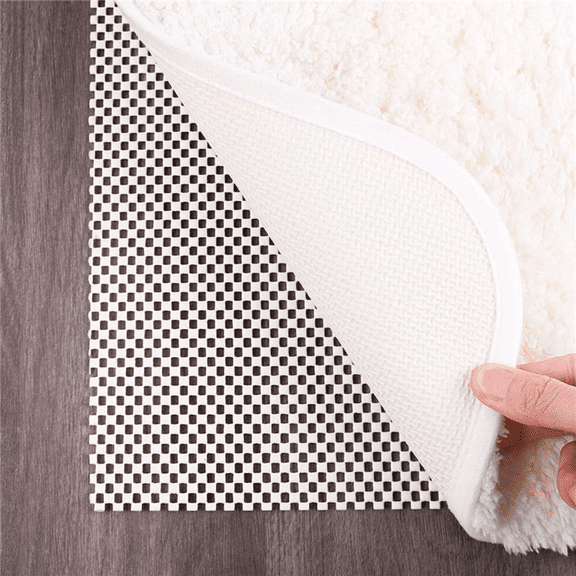 Non Slip Rug Pad Gripper 1.96x2.95 Feet Extra Thick Pads for Hardwood Floors,Anti Skid Mat Under Carpet,Runner Keep Area Rugs Safe and in Place