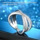 thumbnail image 2 of Guardurnaity Anillo de mujer cristal curvo nudillo joyería Metal boda fiesta mano decoración moda elegante Casual joyería artesanal Ropa, zapatos y accesorios Miscelánea Tamaño 10 Guardurnaity AP017337-05, 2 of 6
