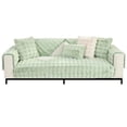 thumbnail image 5 of Soft Thick Non Slip Couch Cover 47.24 x 27.55 Inch, Pet Friendly Furniture Protector, Sofa Covers Washable Sectional, Thick Warm Cozy Slipcovers(1pcs, Green), 5 of 7