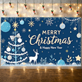 thumbnail image 4 of Decorative Design Christmas Banner Happy New Year Polyester Material Celebration Banner for Holiday Party Winter Decor Event Decoration, 4 of 8