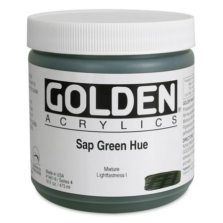 UPC: 0738797146167 | Golden Heavy Body Artist Acrylic  16 oz  Sap Green Hue
