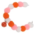 thumbnail image 4 of Dog Bell Collar, Pet Collar Soft Colorful  For Party Orange 34cm, 4 of 8
