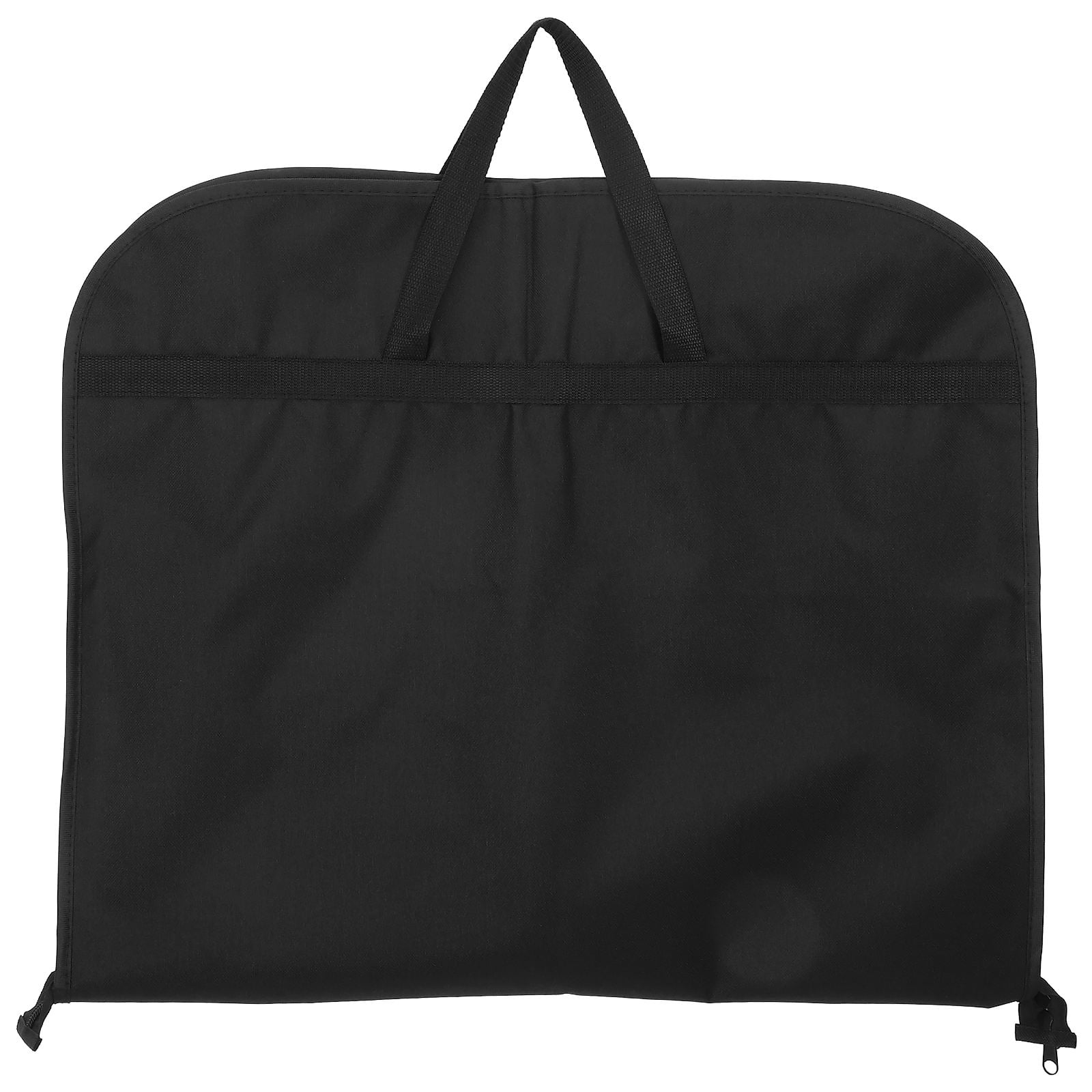 Tineasur Black Suit Bag with Smooth Zipper for Secure Storage of Formal Clothes