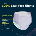 thumbnail image 5 of Goodnites Girls' Nighttime Bedwetting Underwear, Size XXL (120-165 lbs), 24 Count, 5 of 14