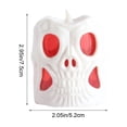 thumbnail image 3 of Konghyp Halloween Decorative Lights Plastic Imitation Candle Skull Ornament Lamp LED Electronic Night Light, Party Decoration, Soft Light Effect, Reusable Christmas Decor, Ghost Festival Ornament, 3 of 7
