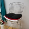 thumbnail image 5 of mid century modern chrome wire counter stool (red), 5 of 11