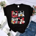 thumbnail image 4 of Camiseta de algodón de verano para niños, bonita camiseta con estampado de Mickey Y2k, gorro de Minnie Mouse, ropa de moda para niño y niña, camisetas Kawaii Disney para bebé, 4 of 5