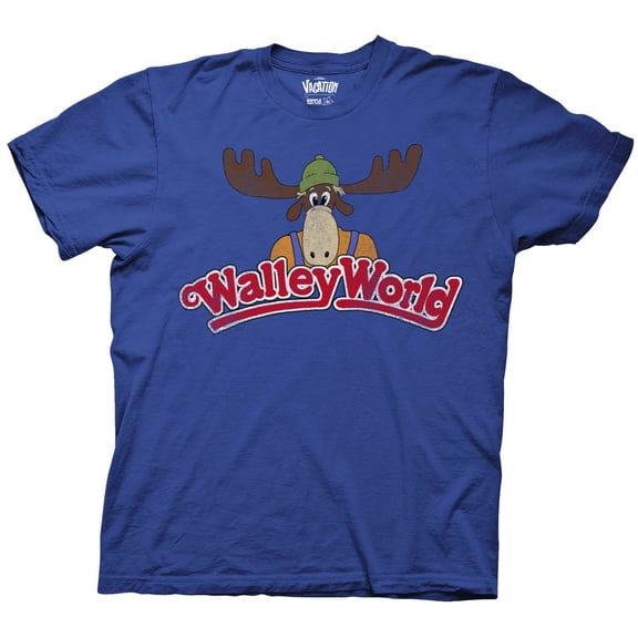 National Lampoons Vacation Wally World Mens T-Shirt Royal Officially Licensed