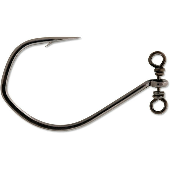 VMC Spinshot Drop Shot Hook #2/0 Black Nickel 4PK