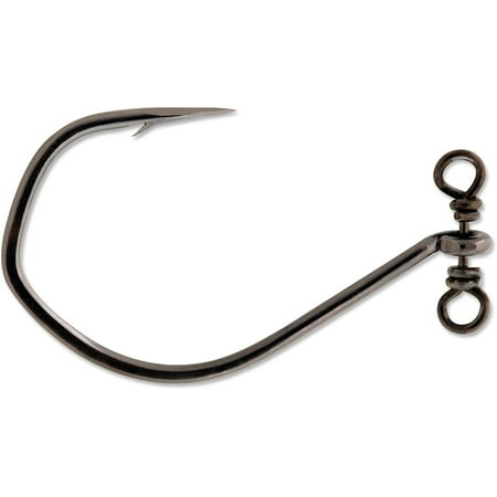 UPC: 0043193118848 | VMC Zero Line Twist 2/0 Spinshot Drop Shot Hook – 4 Pack