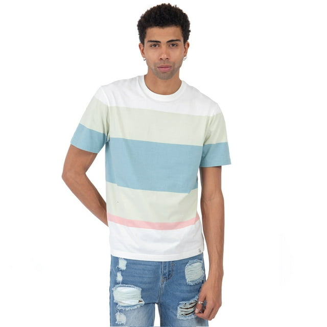 PLAYERA PARA HOMBRE QUARRY MANGA CORTA CON RAYAS