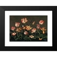 thumbnail image 2 of Johannes Bosschaert 14x11 Black Modern Framed Museum Art Print Titled - Still Life with Tulips, 2 of 5